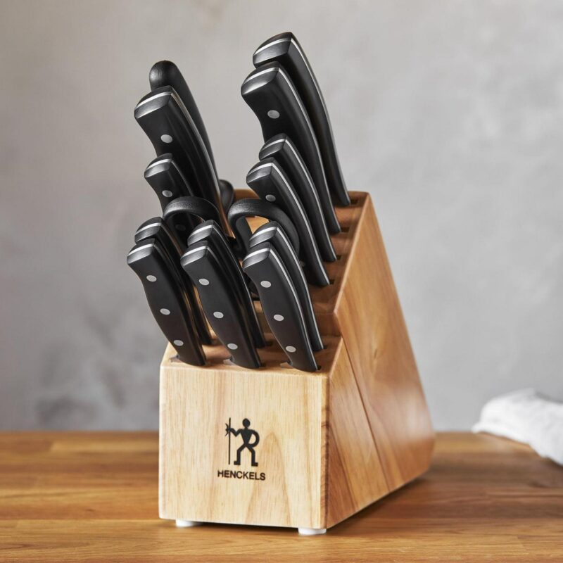 Henckels Everpoint 15 PC Triple Rivet Stainless Steel Knife Block Set - Image 3