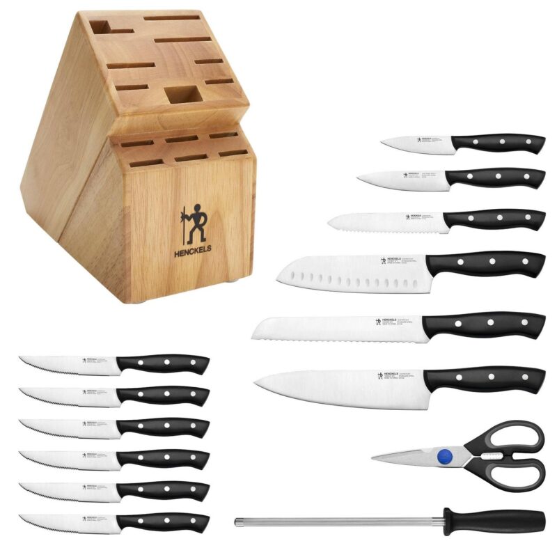 Henckels Everpoint 15 PC Triple Rivet Stainless Steel Knife Block Set - Image 4