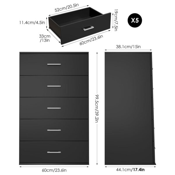 Homfa 5 Drawer Dress b737589782133a8980d549c6cb7068a7