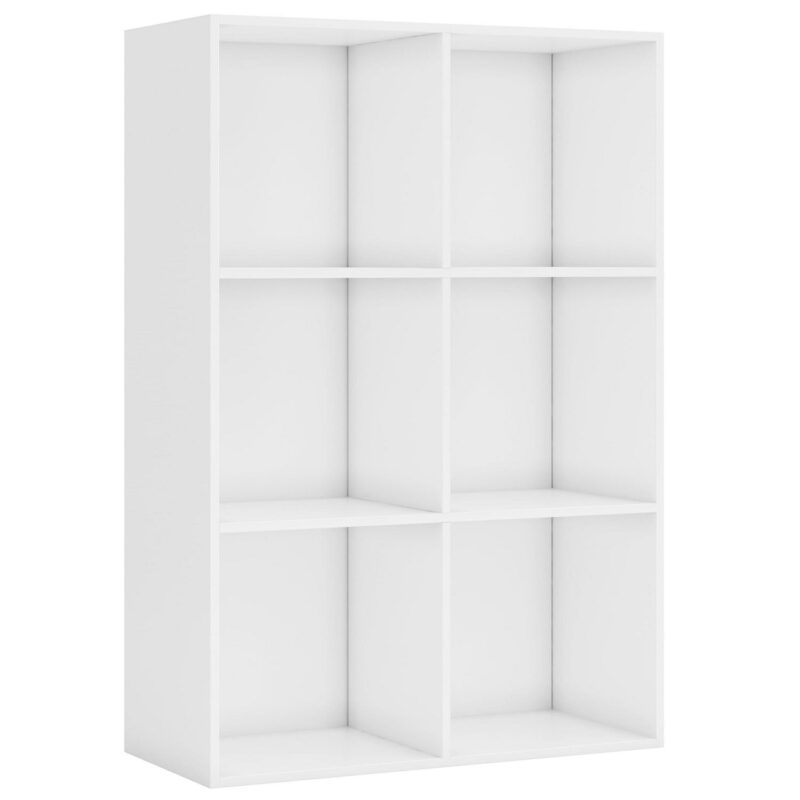 Homfa 6 Cube Bookcase, Storage Cabinet Unit Freestanding Display Stand Shelves, White - Image 6