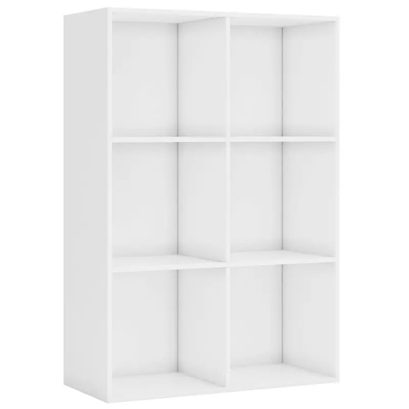 Homfa 6 Cube Bookcase, Storage Cabinet Unit Freestanding Display Stand Shelves, White - Image 6
