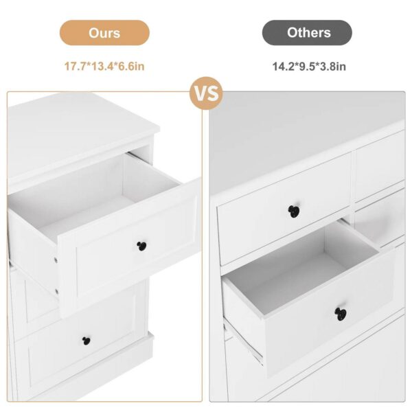 Homfa 6 Drawer Doubl d98bd38c7cb0578c0f23fb44c3757524