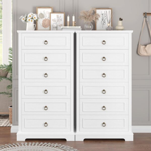 Homfa 6 Drawer Tall e43c4a4b6b35f5dc3970b7ec2bc59a5f