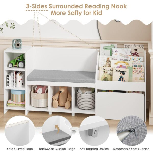 Homfa Kids Bookshelf 744dc28e67ff03cc02894a92f7b9d917
