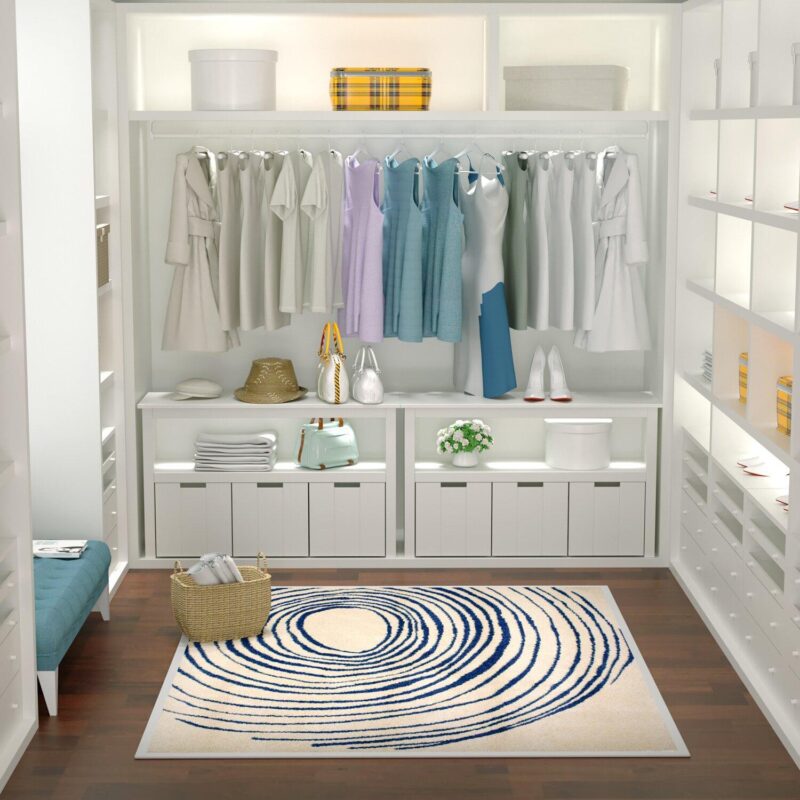 Homfa Kids Toy Storage, Cubes Storage Bins with 3 Drawers, White Toy Box with Shelves and Wheels - Image 5