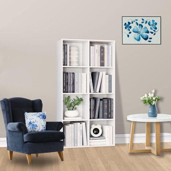 Homfa White Bookcase e47d92a40d9bcba6bf48d8a61cfbc2f3