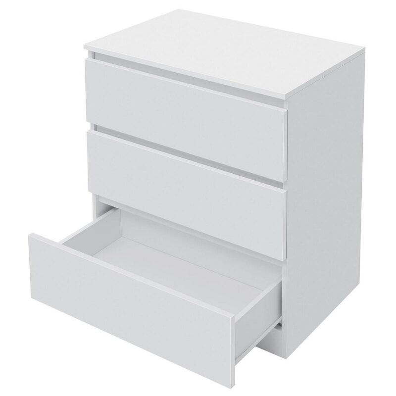 Hommpa 3 Drawers Dresser for Bedroom, 30  Tall Nightstand White Chests of Drawers, Wood Storage Cabinet for Living Bedroom Furniture - Image 11