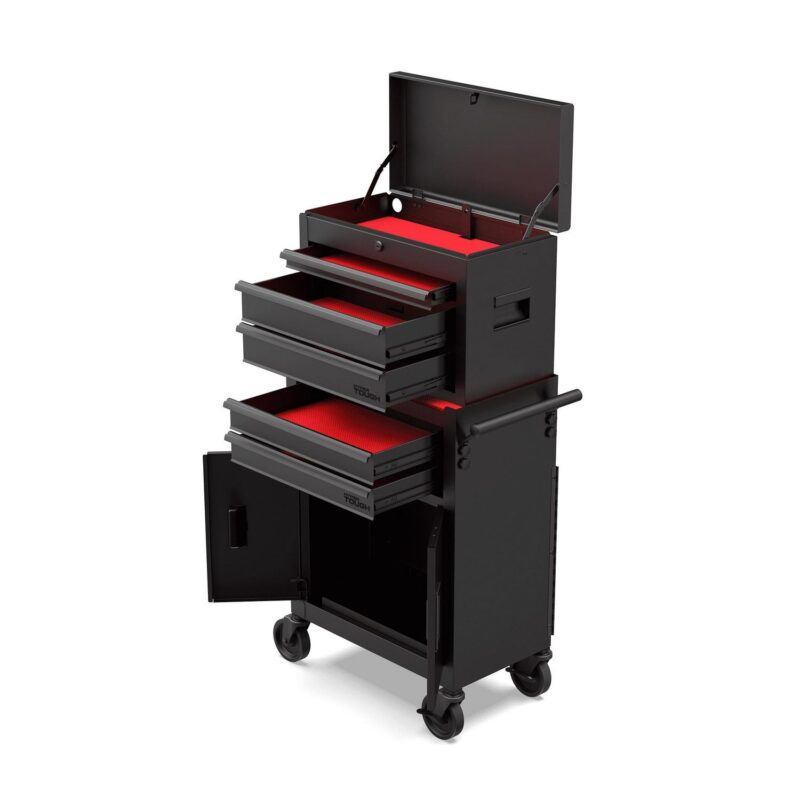 Hyper Tough 20-Inch Heavy Duty Steel Tool Chest, 400 lbs Capacity, Black - Image 10