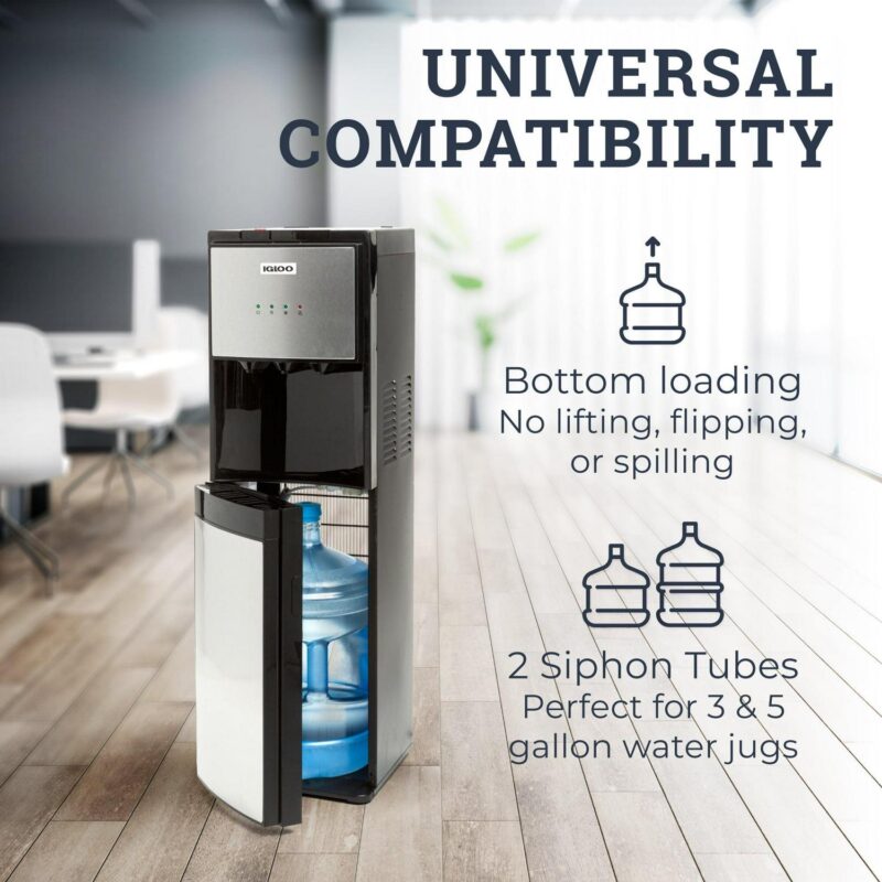 Igloo IWCBL353CRHBKS Hot, Cold and Room Temperature Bottom-Load Water Dispenser - Image 2