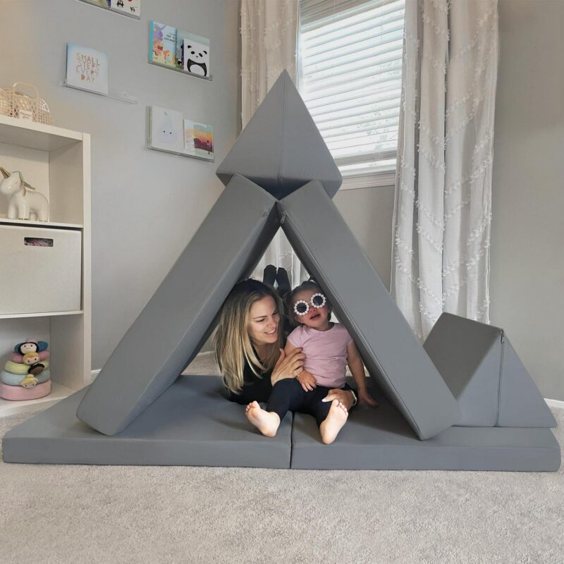 Imaginarium Kids and Toddler Play Couch, Dark Gray - Image 5