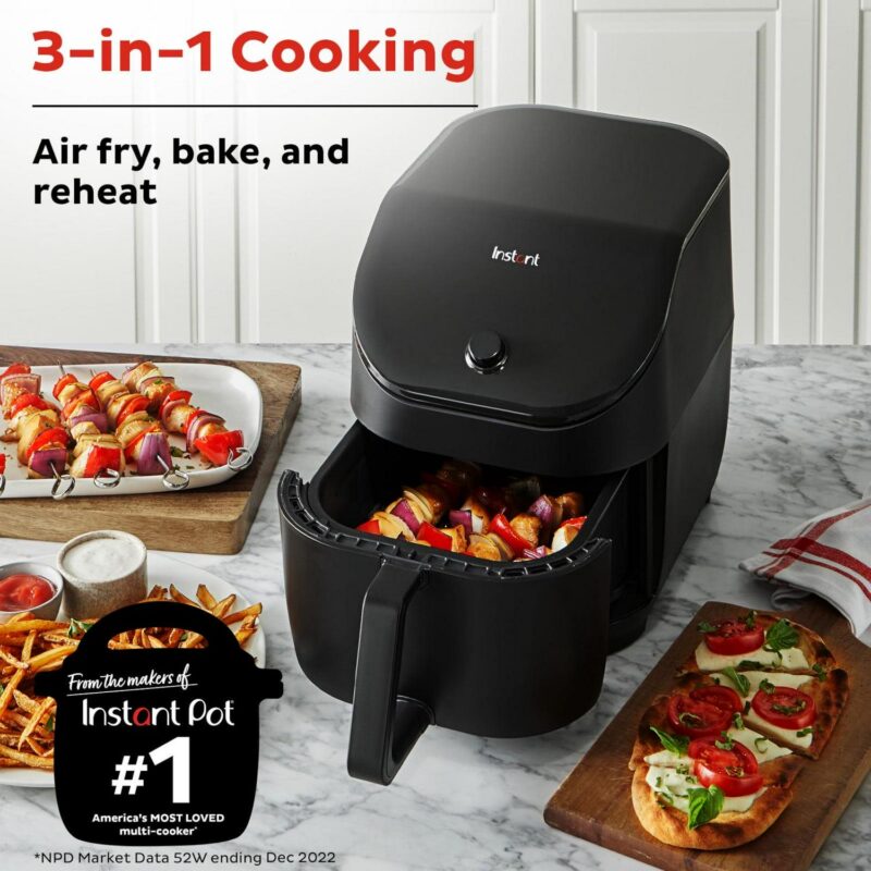 Instant Vortex Slim 6 Qt Chef Series 3-in-1 Air Fryer Oven, from Makers of Instant Pot - Image 4