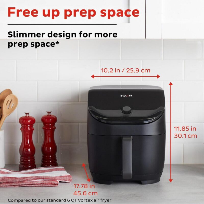 Instant Vortex Slim 6 Qt Chef Series 3-in-1 Air Fryer Oven, from Makers of Instant Pot - Image 2
