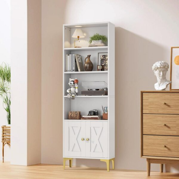 JOZ 5 Shelf Bookcase b5d557bdd50295bcfb044887844ec3a0