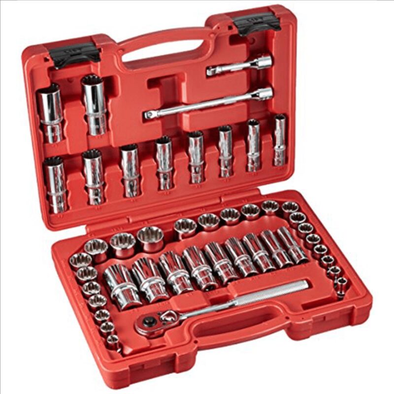 K-Tool 20045 45pc 3/8  Drive Standard and Deep SAE and Metric Spline Socket Set - Image 3