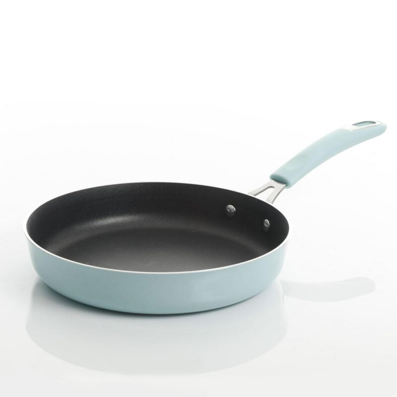 Kenmore Elite Andover 10 Piece Nonstick Aluminum Cookware Set in Glacier Blue - Image 9