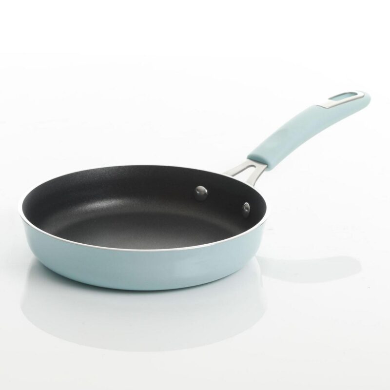 Kenmore Elite Andover 10 Piece Nonstick Aluminum Cookware Set in Glacier Blue - Image 8