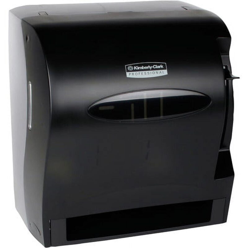 Kimberly-Clark Professional* Lev-R-Matic Roll Towel Dispenser, 13.3 x 9.8 x 13.5, Smoke -KCC09765 - Image 2