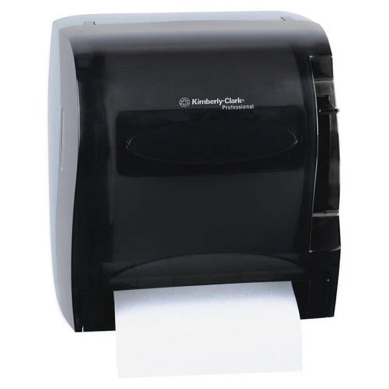 Kimberly-Clark Professional* Lev-R-Matic Roll Towel Dispenser, 13.3 x 9.8 x 13.5, Smoke -KCC09765 - Image 5