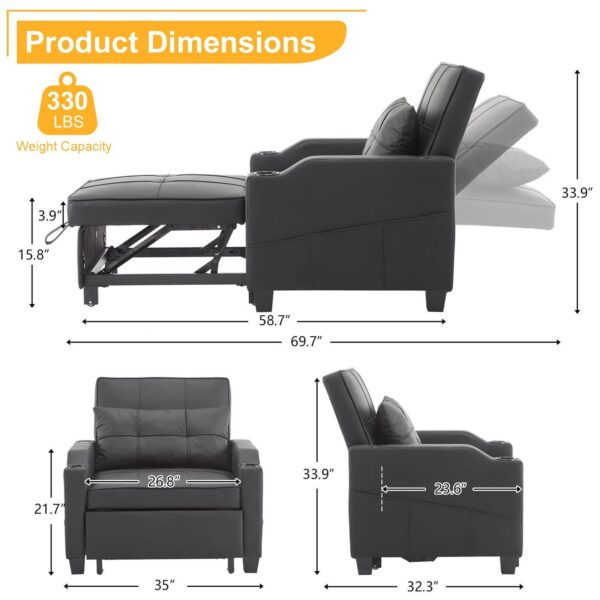 Ktaxon 3 in 1 Single 6f76baf2d29320541ba8d09343fbebec