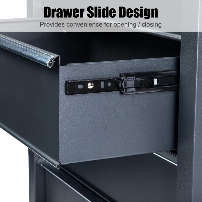 Ktaxon 4-Drawer Tool Chest Rolling Tool Cabinet with Wheels for Home Improvement, Auto Mechanics - Image 15