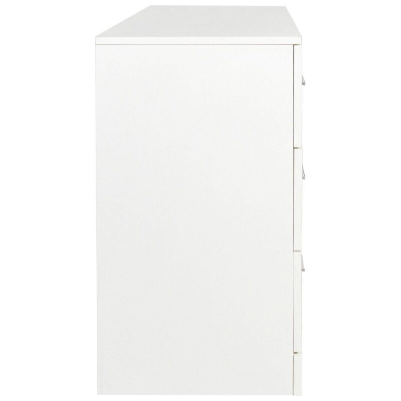 Ktaxon Bedroom Dresser with 6 Drawers, Wooden Double Dresser for Entryway, Wide Storage Cabinet for Living Room, White - Image 7