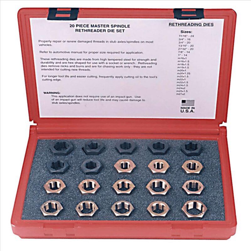 Lang Tools 2599 Master Spindle Rethreader Die Set - Image 2
