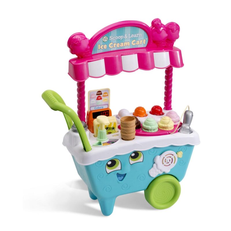 LeapFrog Scoop and Learn Ice Cream Cart Play Food with Accessories Included, Baby and Toddler Toys - Image 5