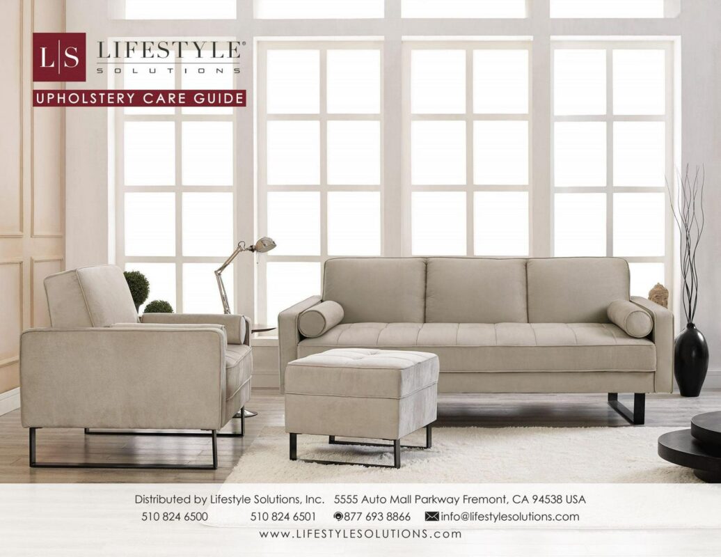 Lifestyle Solutions Taryn Curved Arms Sofa, Black Fabric - Image 17