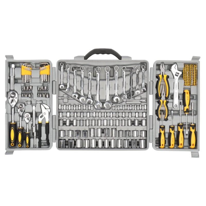 Lowestbest 205 Pcs Tool Set, Mechanics Tool Kit Wrenches Socket w/Carry Case