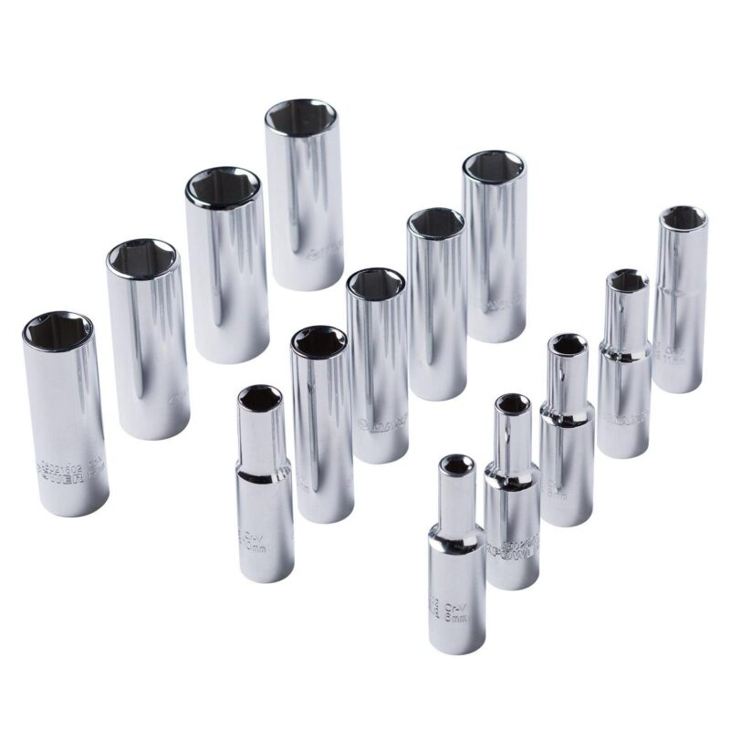 MAXPOWER 3/8 Inch Drive Deep Socket Set (6mm - 19mm), Metric, 14PCS, Holiday Gift - Image 4