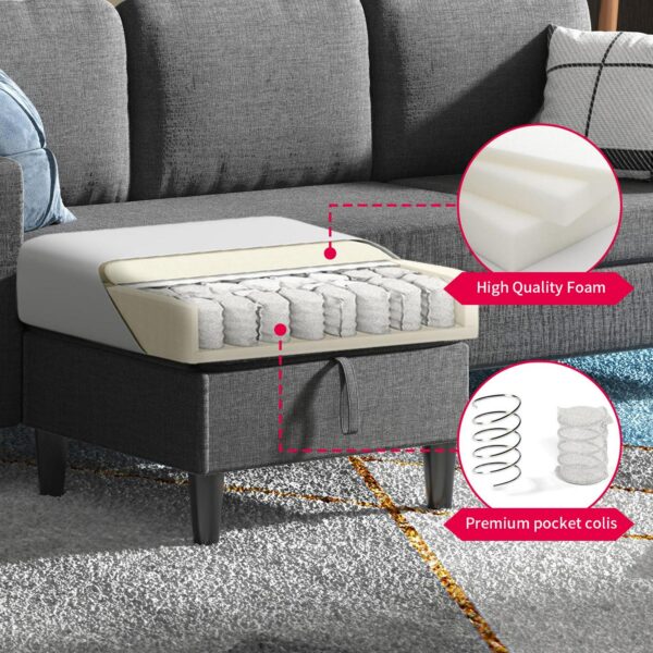 MUZZ Sectional Sofa bdc7b47849bafb55a2f0fcea0082aa45