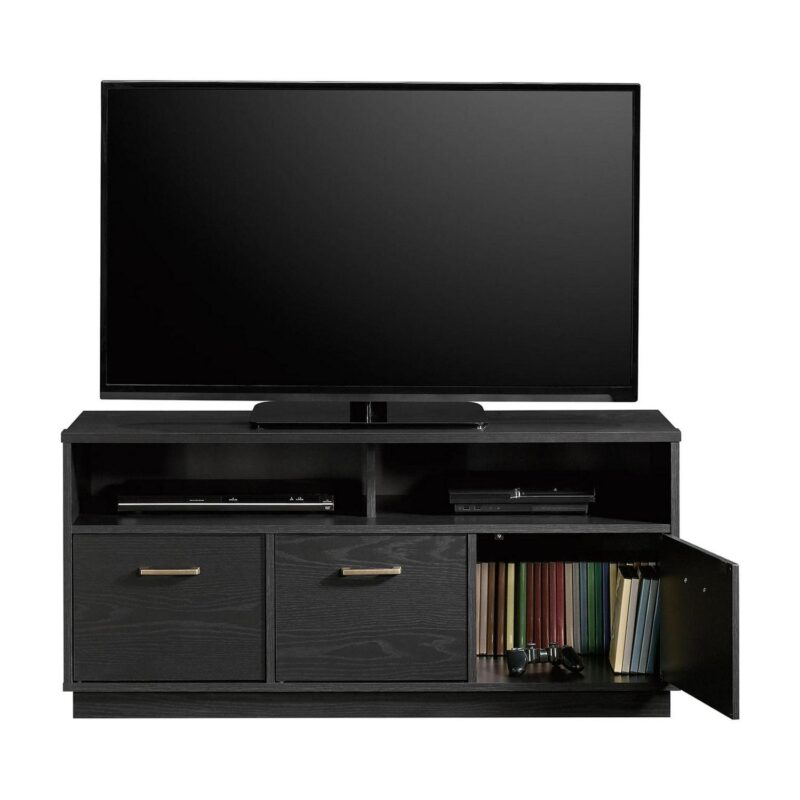 Mainstays 3-Door TV Stand Console for TVs up to 50 , Blackwood Finish - Image 7
