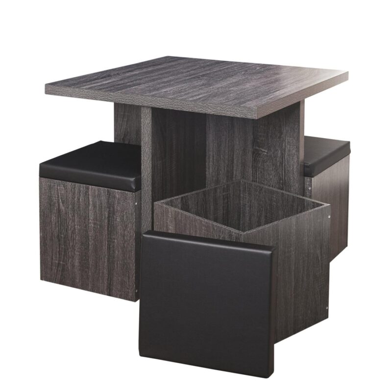 Mainstays 5-Piece Dexter Dining Room/Kitchen Set with Storage Ottoman