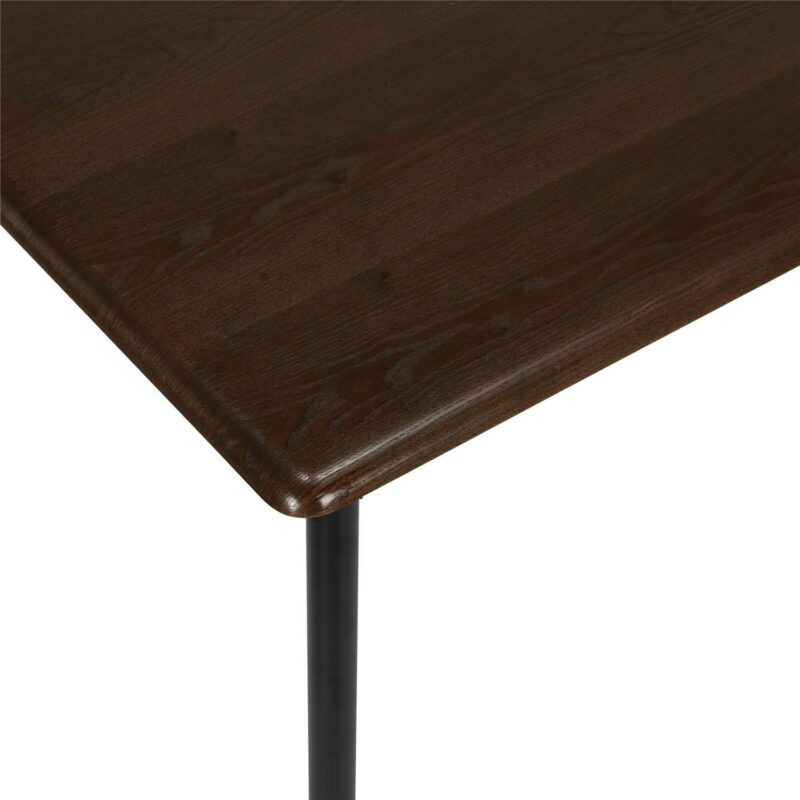 Mainstays 5-Piece Wood and Metal Dining Room Set, Seats 4, Canyon Walnut and Black - Image 6