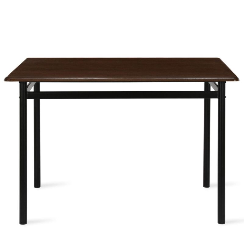 Mainstays 5-Piece Wood and Metal Dining Room Set, Seats 4, Canyon Walnut and Black - Image 5