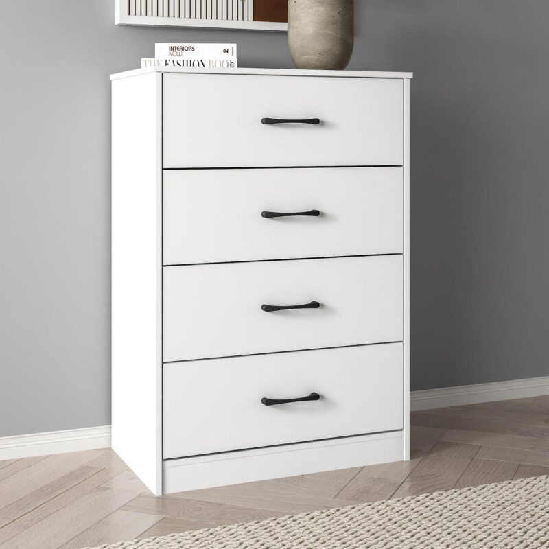 Mainstays Ardent 4 Drawer Dresser, White - Image 7
