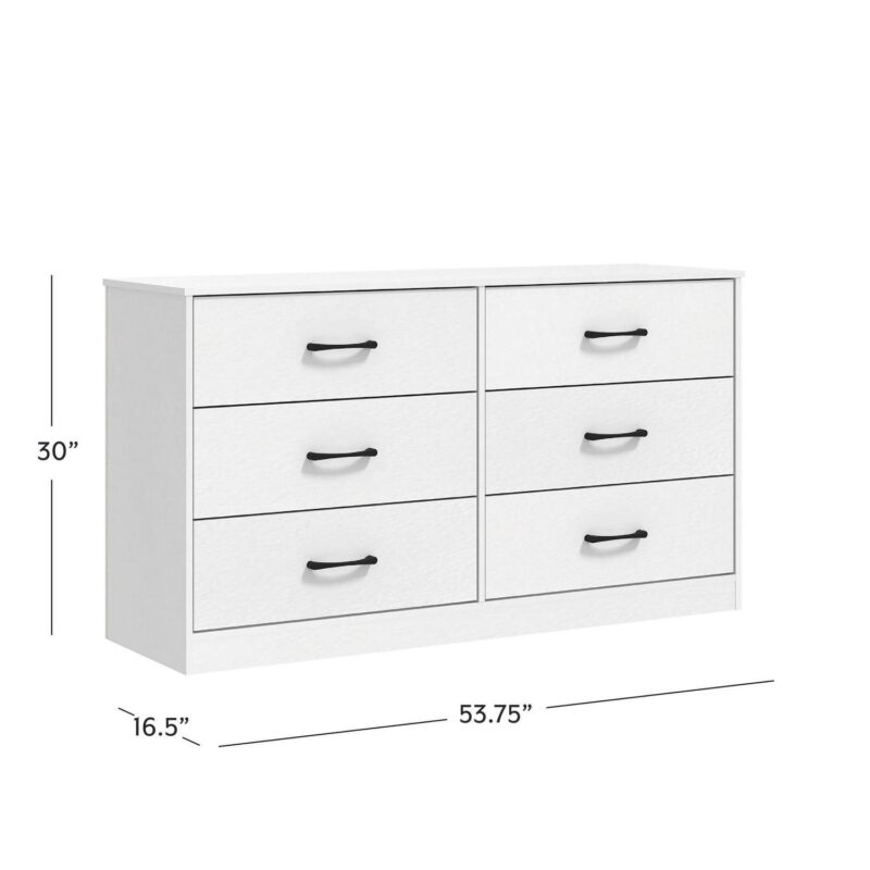 Mainstays Ardent 6 Drawer Dresser, White - Image 11