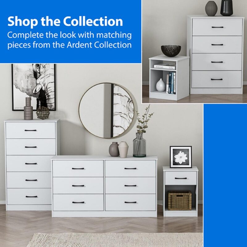 Mainstays Ardent 6 Drawer Dresser, White - Image 12