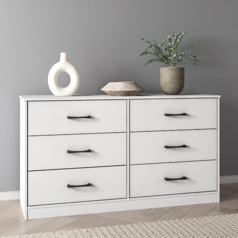 Mainstays Ardent 6 Drawer Dresser, White - Image 3