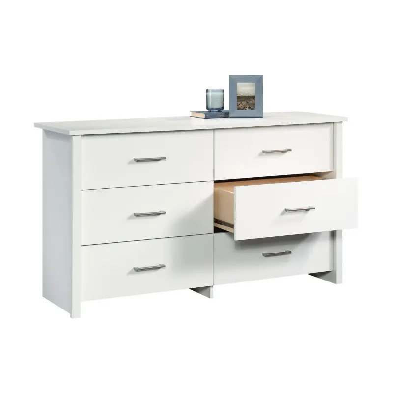 Mainstays Hillside 6-Drawer Dresser, Soft White Finish - Image 11