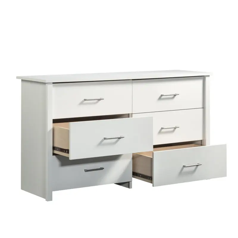 Mainstays Hillside 6-Drawer Dresser, Soft White Finish - Image 12