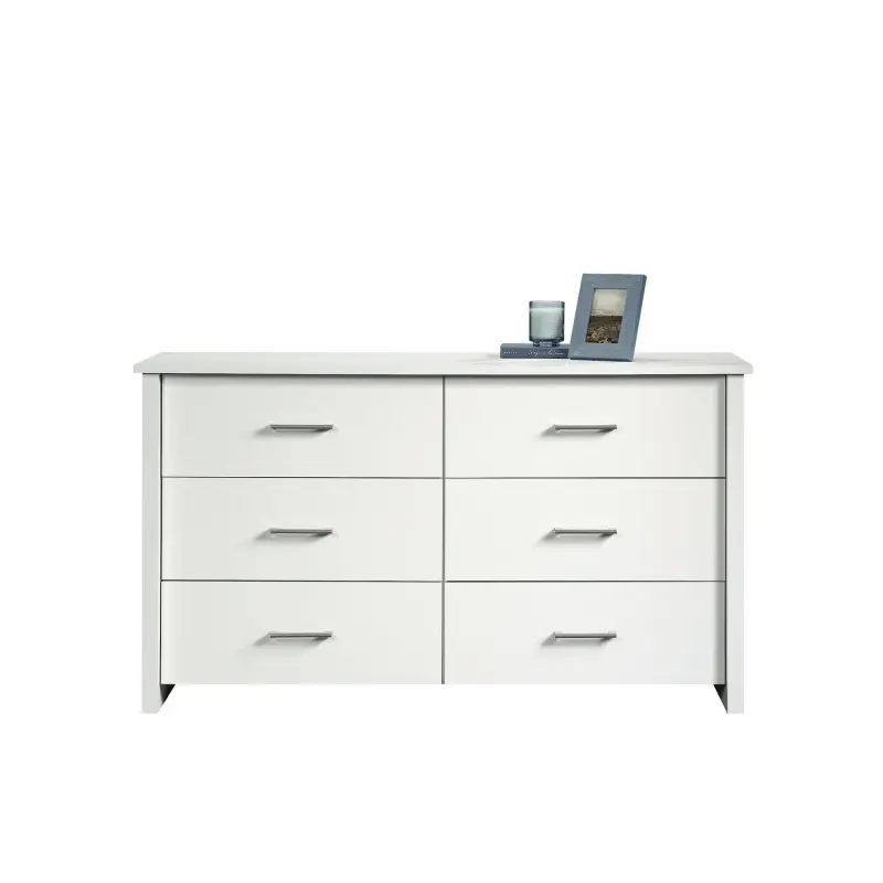 Mainstays Hillside 6-Drawer Dresser, Soft White Finish - Image 6