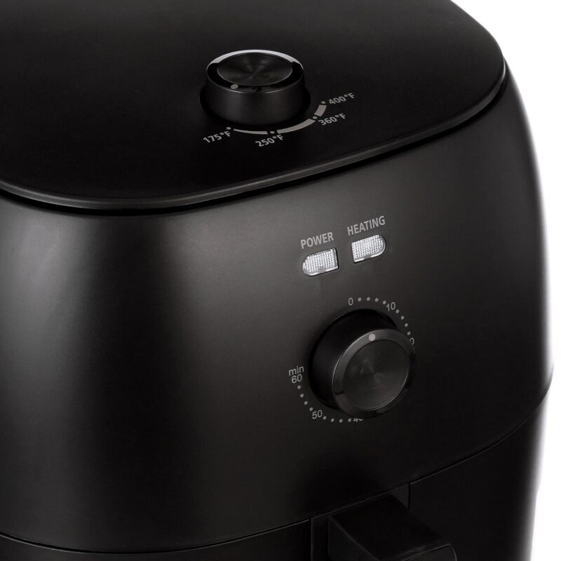Mainstays New 8 qt Compact Air Fryer, Black - Automatic Shutoff, Built-in Timer - Image 8