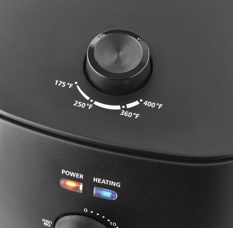 Mainstays New 8 qt Compact Air Fryer, Black - Automatic Shutoff, Built-in Timer - Image 5