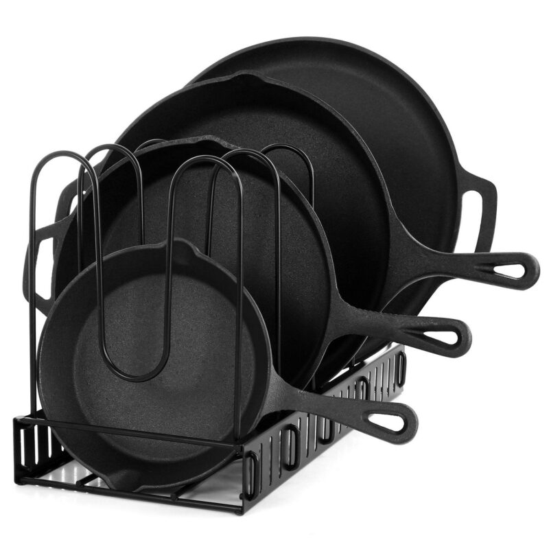 MegaChef 12 Piece Round PreSeasoned Cast Iron Cookware Set - Image 5