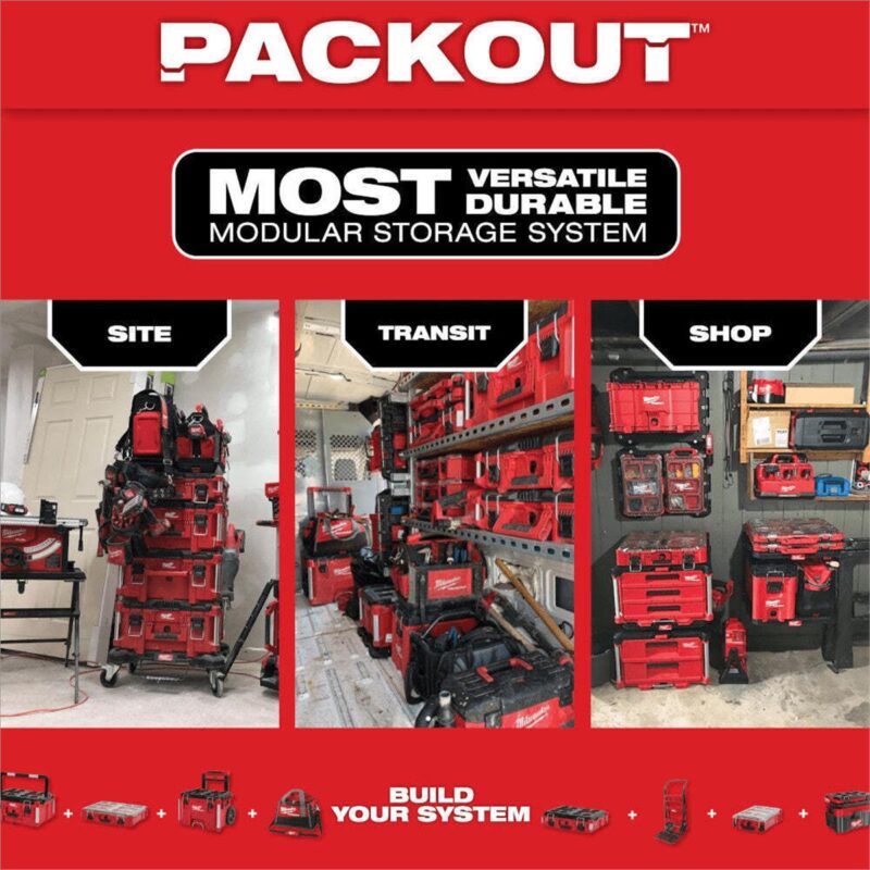 Milwaukee Tool PACKOUT 2-Drawer Tool Box - Image 4