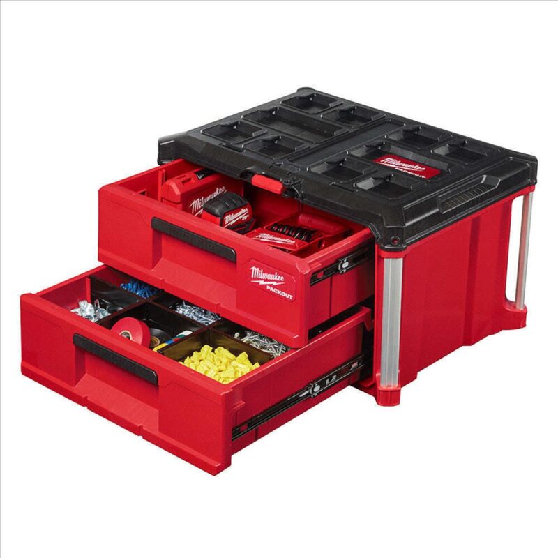 Milwaukee Tool PACKOUT 2-Drawer Tool Box - Image 8