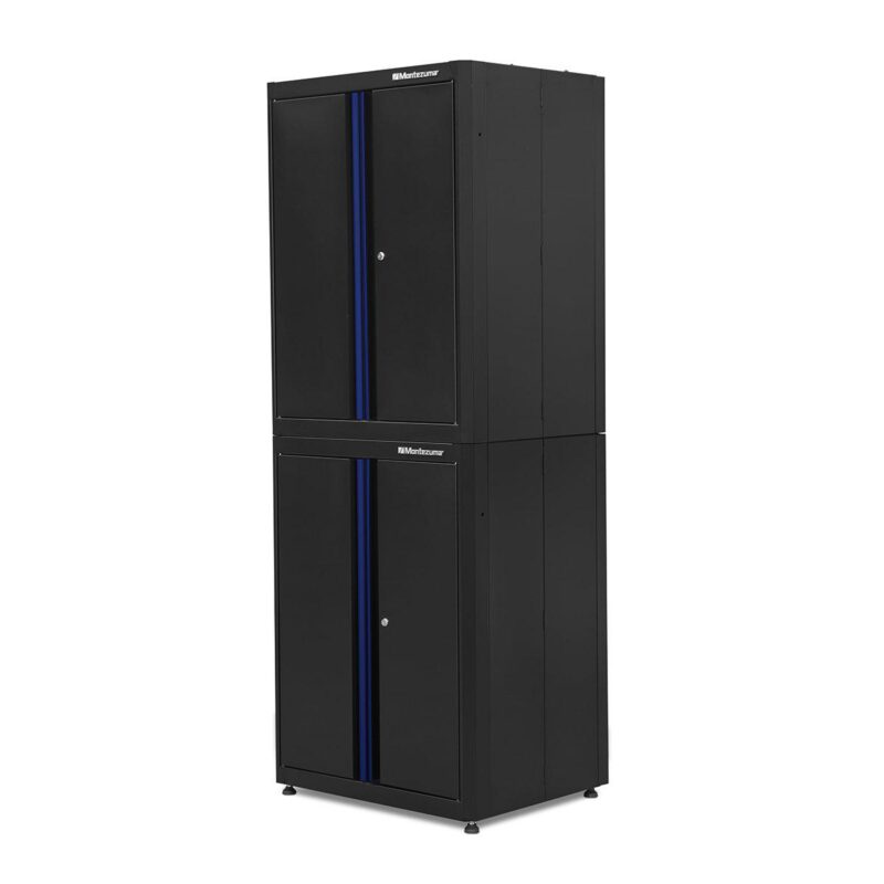 Montezuma Garage Tool Storage System 30.5 x 24  Locking 2 Door Stacking Base Cabinet, Black - Image 10