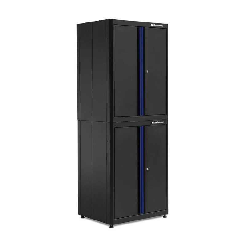Montezuma Garage Tool Storage System 30.5 x 24  Locking 2 Door Stacking Base Cabinet, Black - Image 11