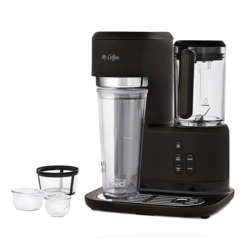 Mr. Coffee Single Serve Frappe and Iced Coffee Maker with Blender, Black - Image 8
